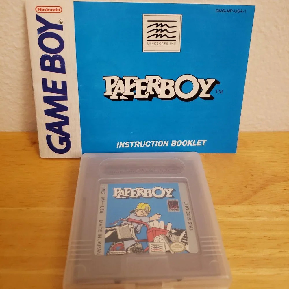 Vintage Nintendo Game Boy Paperboy